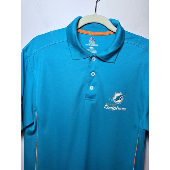 NFL Team Apparel Miami Dolphins Golf Shirt Men's Sz Medium Football - Picture 2 of 9